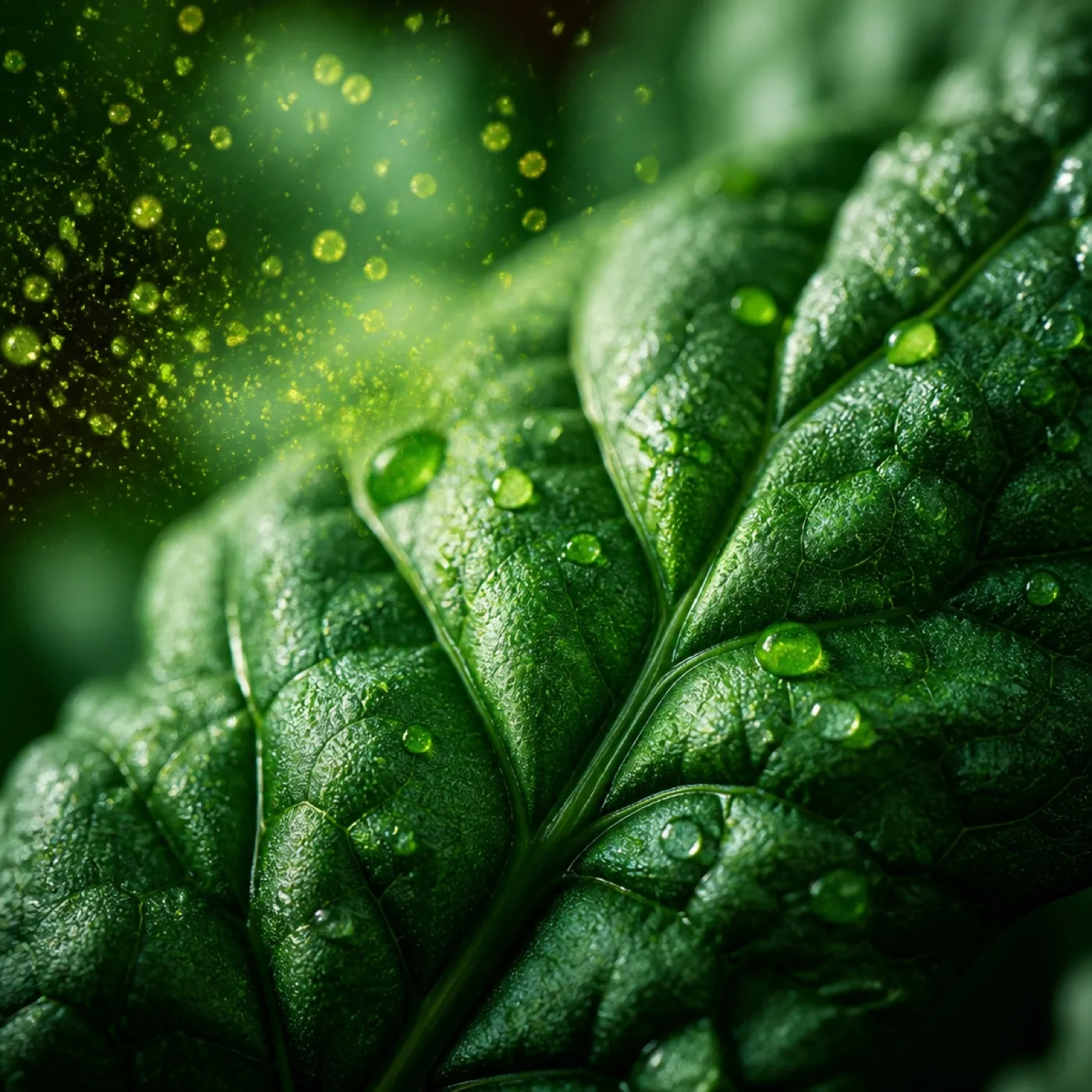 A green leaf